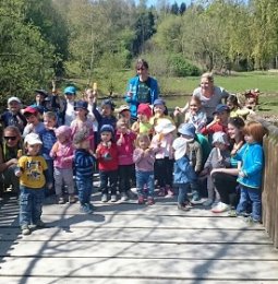 Eisessen im Wildpark Poing